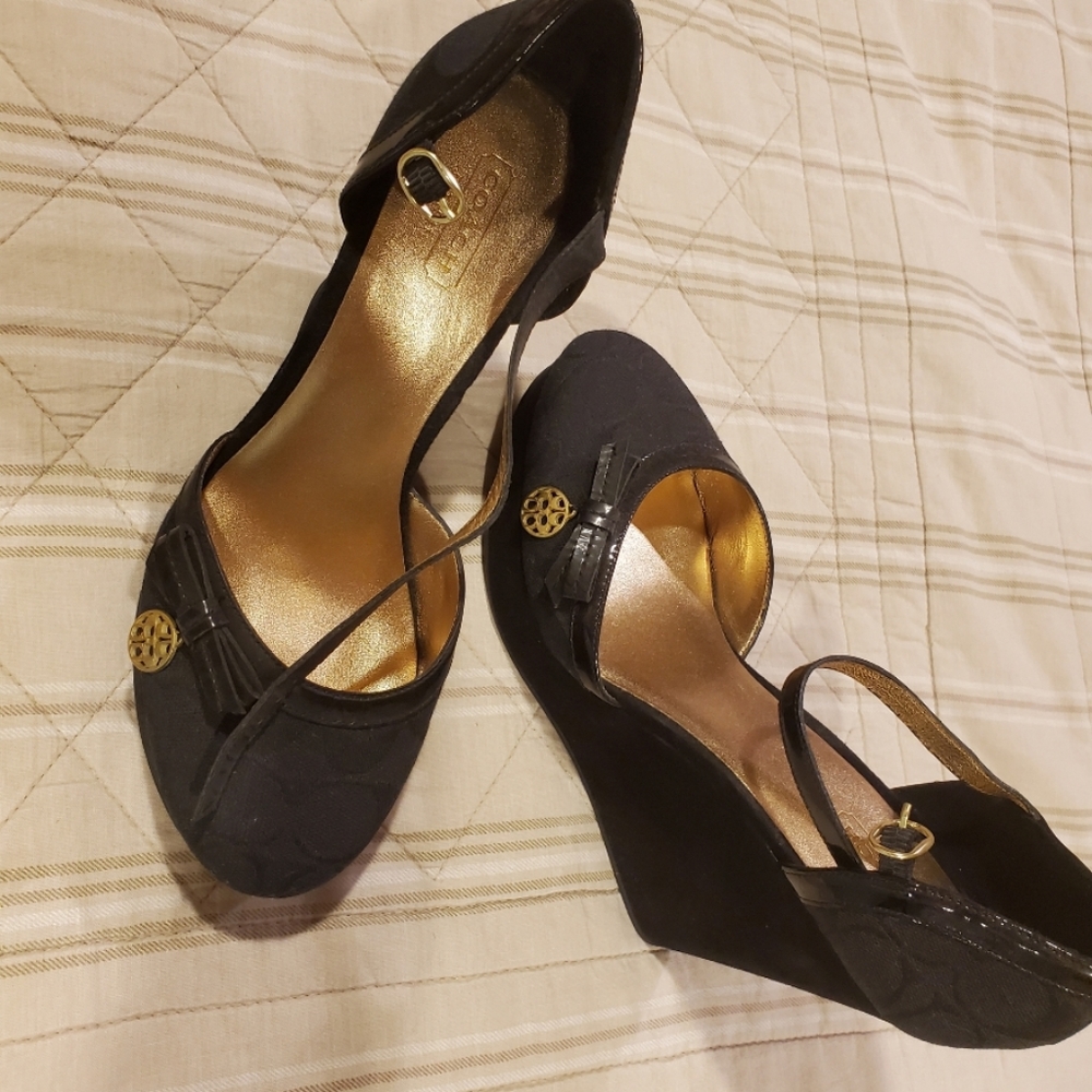 Coach Wedge Heels size 8
